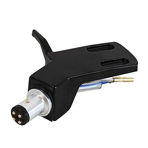 JAVERGGN Aiguille de casque en alliage d’aluminium pour tourne-disque, support de micro stylet phono, noir - Les Beatles, Paul McCartney, John Lennon, RIngo Starr, George Harrison JAVERGGN Aiguille de casque en alliage d'aluminium pour tourne-disque, support de micro stylet phono, noir