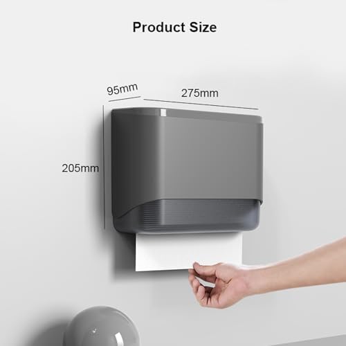 Bathroom Wall-Mounted Commercial Towel Dispenser with 200 Sheets