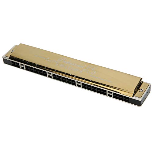 Harmonica Trémolo 24 Trous, Instrument de Musique à Vent Professionnel pour Harpe Trémolo pour Enfants Débutants, (B) - Les Beatles, Paul McCartney, John Lennon, RIngo Starr, George Harrison Harmonica Trémolo 24 Trous, Instrument de Musique à Vent Professionnel pour Harpe Trémolo pour Enfants Débutants, (B)