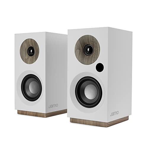 JAMO s 801 PM, Paire de caisses Actives Blanc - Les Beatles, Paul McCartney, John Lennon, RIngo Starr, George Harrison JAMO s 801 PM, Paire de caisses Actives Blanc