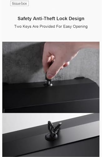Wall-Mounted Stainless Steel Towel Dispenser with Lock