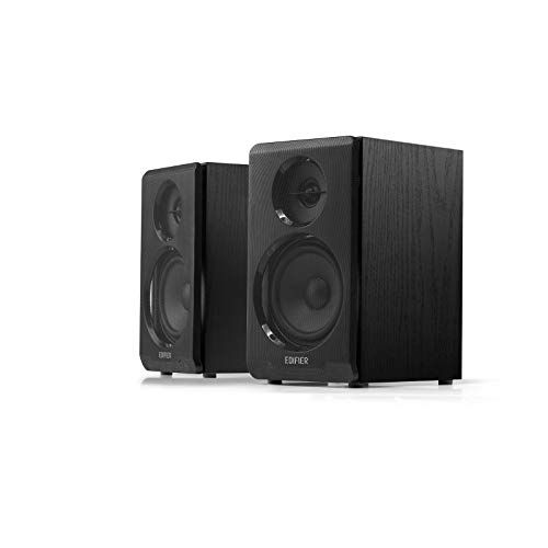Edifier R33BT – Enceintes d’ordinateur Bluetooth Actives – Haut-Parleur d’étagère 2.0 – Moniteur de Studio alimenté, Noir - Les Beatles, Paul McCartney, John Lennon, RIngo Starr, George Harrison Edifier R33BT - Enceintes d'ordinateur Bluetooth Actives - Haut-Parleur d'étagère 2.0 - Moniteur de Studio alimenté, Noir