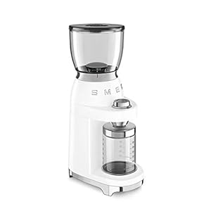 Smeg - Coffee Grinder - 11+ - Coffee Grinder - White Smeg Coffee Grinder 11 Coffee Grinder White