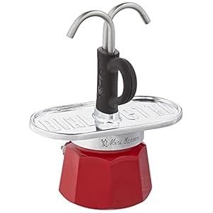   Bialetti-Mini-Express-Magritte-Moka-Set-includes-Coffee-Maker-2-Cup-28-Oz-2-shot-glasses-Red-Aluminium