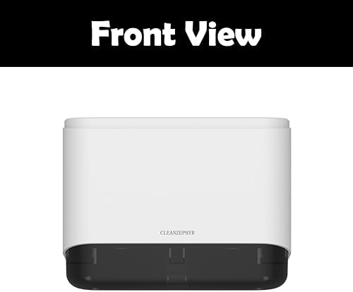 Cleanzephyr Paper Towel Dispenser Wall Mount Purewhite