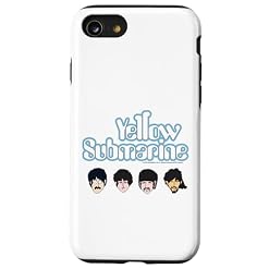 Coque pour iPhone SE (2020) / 7 / 8 Les Beatles – Captures de la tête d’un sous-marin jaune - Les Beatles, Paul McCartney, John Lennon, RIngo Starr, George Harrison
