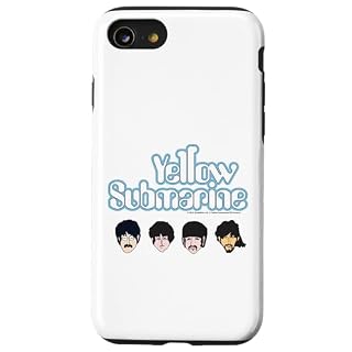 Coque pour iPhone SE (2020) / 7 / 8 Les Beatles – Captures de la tête d’un sous-marin jaune - Les Beatles, Paul McCartney, John Lennon, RIngo Starr, George Harrison