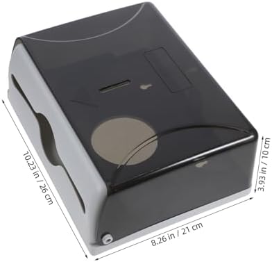 Mucklily Plastic Paper Towel Dispenser Touchless Wall Mount for Home