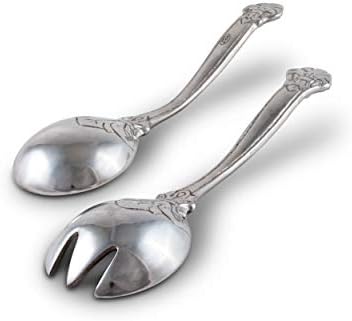 Arthur Court Aluminum Fleur-De-Lis Serving Set