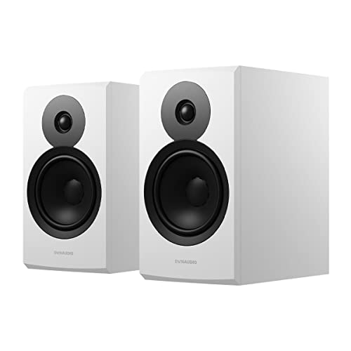 DYNAUDIO Enceinte bibliothèque Emit II 20 Blanc Vendues à la Paire - Les Beatles, Paul McCartney, John Lennon, RIngo Starr, George Harrison DYNAUDIO Enceinte bibliothèque Emit II 20 Blanc Vendues à la Paire