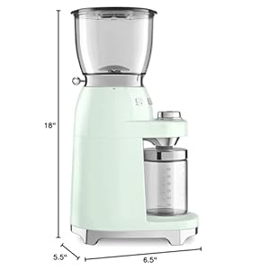 Smeg Coffee Grinder Pastel Green