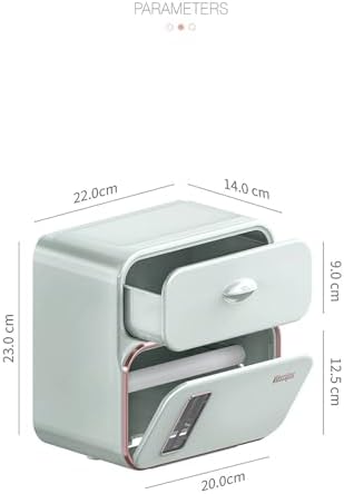 Space-Saving Wall-Mounted Toilet Paper Dispenser