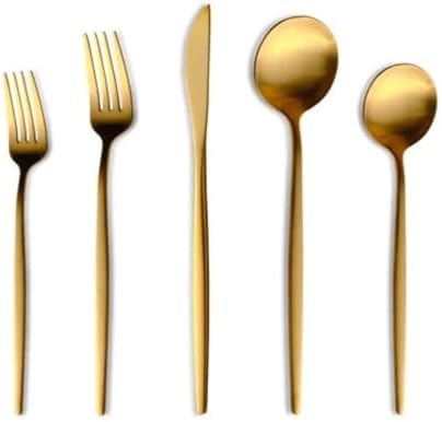 Karaca Orion 60-Piece Matte Gold Serving Set