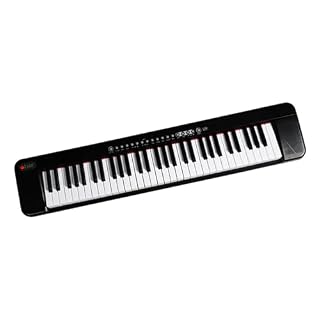 Clavier Électronique Clavier Électronique Multifonctionnel Pour Débutant À 61 Touches Pour Adulte Avec Microphone, Autocollants Pour Piano, Partitions Et Support De Piano(Black) - Les Beatles, Paul McCartney, John Lennon, RIngo Starr, George Harrison