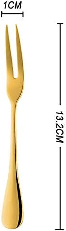 12-Piece Stainless Steel Forks Portable Luxury