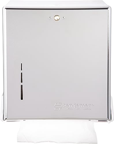 San Jamar True Fold Paper Towel Dispenser Chrome