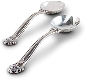 Arthur Court Aluminum Fleur-De-Lis Serving Set