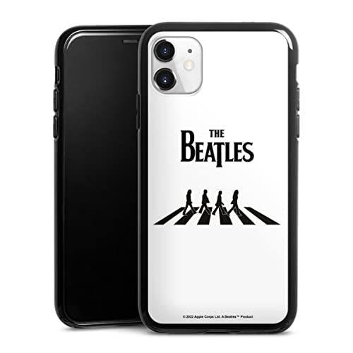 DeinDesign Coque en Silicone Compatible avec Apple iPhone 11 Étui Silicone Coque Souple The Beatles Abbey Road Musique - Les Beatles, Paul McCartney, John Lennon, RIngo Starr, George Harrison DeinDesign Coque en Silicone Compatible avec Apple iPhone 11 Étui Silicone Coque Souple The Beatles Abbey Road Musique