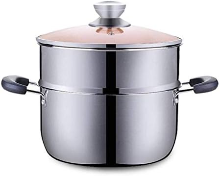 Steamer stainless steel twolayer pot home kitchen