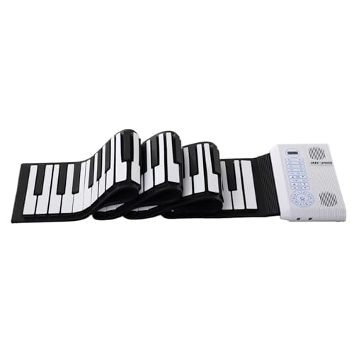 Clavier Électronique Piano Pliable 88 Touches Piano Portable Piano Électronique Intelligent À Suivi De Lecture Piano Électronique À Main(White) - Les Beatles, Paul McCartney, John Lennon, RIngo Starr, George Harrison Clavier Électronique Piano Pliable 88 Touches Piano Portable Piano Électronique Intelligent À Suivi De Lecture Piano Électronique À Main(White)