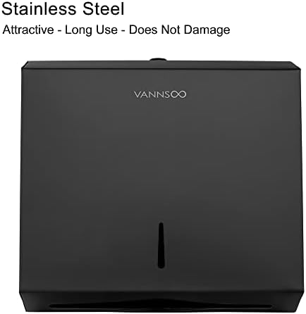 Commercial grade stainless steel paper towel dispenser with keys