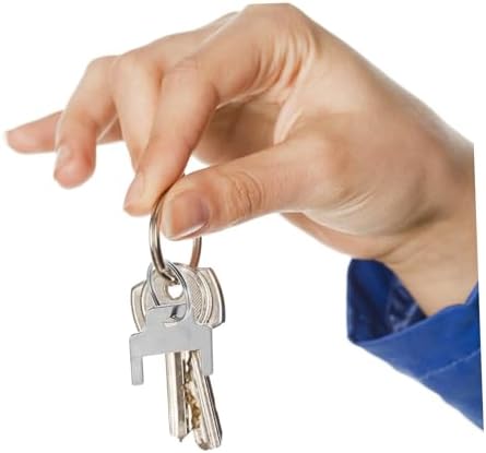 Zerodeko 5-Piece Metal Key Ring Set for Paper Towel Dispensers