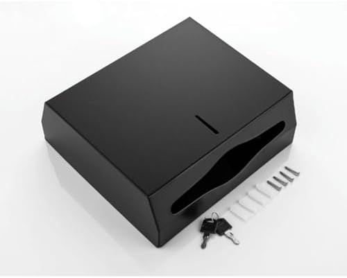 Wall-Mounted Stainless Steel Towel Dispenser with Lock