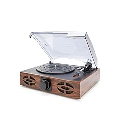 Tourne-Disque Vinyle Bluetooth avec Haut-parleurs intégrés et Lecteur de Disque phonographe Vintage à entraînement par Courroie USB 3 Vitesses pour Le divertissement et la décorat - Les Beatles, Paul McCartney, John Lennon, RIngo Starr, George Harrison