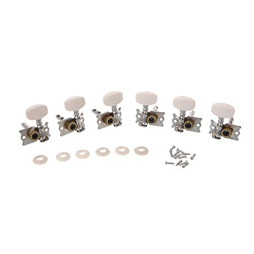 Kodbww Lot de 6 mécaniques à cordes pour guitare classique - Les Beatles, Paul McCartney, John Lennon, RIngo Starr, George Harrison Kodbww Lot de 6 mécaniques à cordes pour guitare classique