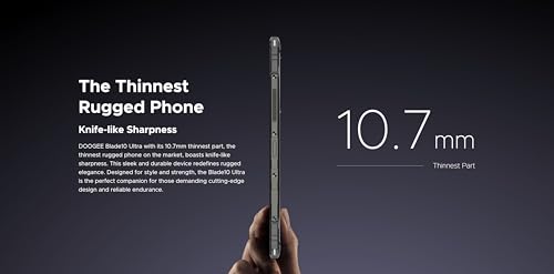 DOOGEE Blade 10 Ultra Smartphone ohne Vertrag (2024), 20GB + 256GB, 10.7mm Thin Simlockfreie Handys, Robustes 4G, 50MP Kamera + 8MP Outdoor Handy, 5150mAh Akku, Android 14, 6.56 Zoll, NFC/Fingerprint – Bild 6