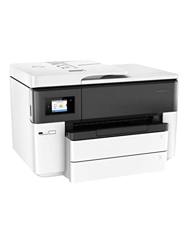 HP OfficeJet Pro 7740 A3-Multifunktionsdrucker (DIN A3, Drucker, Scanner, Kopierer, Fax, WLAN, Duplex, HP ePrint, Apple Airprint, USB, 4800 x 1200 dpi), 500 Blatt Papierfach, Schwarz / Weiß – Bild 6