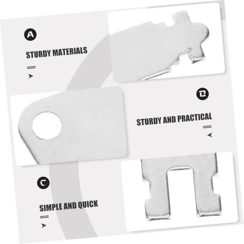 6-Pack Durable Metal Commercial Toilet Paper Dispenser Keys