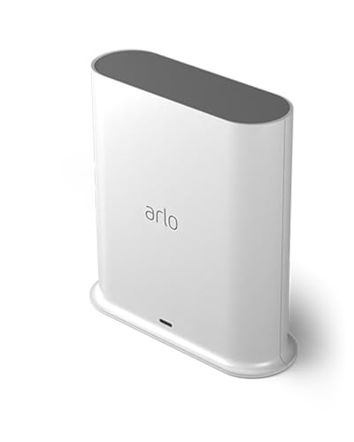 Arlo Zertifiziertes Zubehör, SmartHub, Lokaler Speicher - USB-Stick, WiFi WLAN 2,4 GHz, Kompatibilität Mit Arlo Kameras Und Klingeln, Konnektivität Apple HomeKit, Ethernet-Kabel, Weiß