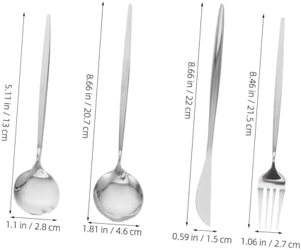 Chic Stainless Steel Knife Fork Set for Parties