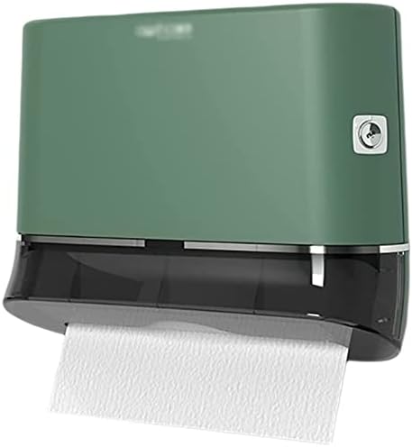 Green Wall-Mounted Paper Towel Dispenser 200 Pack