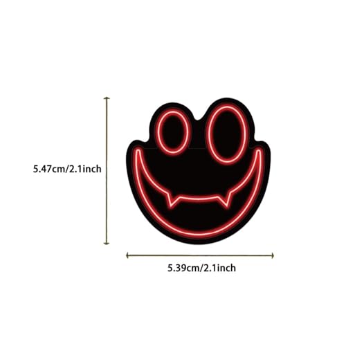 Halloween-Aufkleber, Halloween-Neonaufkleber, 50 x gruselige Aufkleber für Wasserflaschen | Halloween-Aufkleber, wasserdichte Halloween-Aufkleber, Deko-Aufkleber – Bild 7