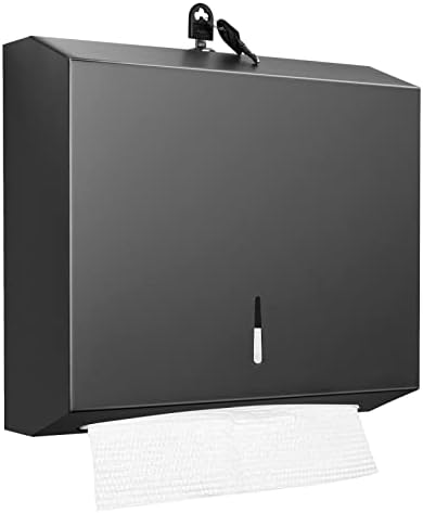 Wall-Mounted Stainless Steel Tissue Holder - Quick-Access Matte Black