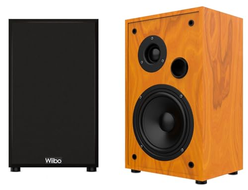Wiibo String 15 Walnut – Enceintes HiFi de Bibliothèque – Puissance 100W – Niveau de Pression Acoustique >80dB – Tweeter 2 Pouces et Woofer 5 Pouces – Paire d’Enceintes Surround Sound - Les Beatles, Paul McCartney, John Lennon, RIngo Starr, George Harrison Wiibo String 15 Walnut - Enceintes HiFi de Bibliothèque - Puissance 100W - Niveau de Pression Acoustique >80dB - Tweeter 2 Pouces et Woofer 5 Pouces - Paire d'Enceintes Surround Sound