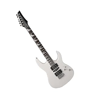 Kit de Guitare électrique Blanche avec Micro à 5 Niveaux pour Adultes Débutants - Les Beatles, Paul McCartney, John Lennon, RIngo Starr, George Harrison