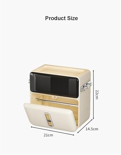 Commercial Paper Towel Dispenser with Drawer and Side Hooks 1