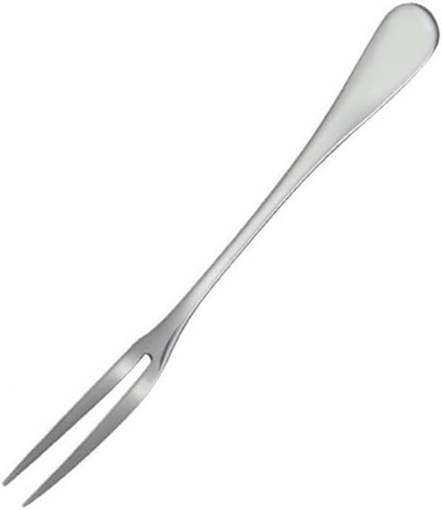 Silver 1-Piece Desert Fork Stainless Steel Luxury Design