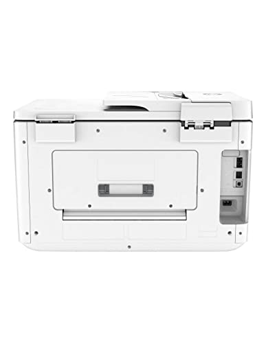 HP OfficeJet Pro 7740 A3-Multifunktionsdrucker (DIN A3, Drucker, Scanner, Kopierer, Fax, WLAN, Duplex, HP ePrint, Apple Airprint, USB, 4800 x 1200 dpi), 500 Blatt Papierfach, Schwarz / Weiß – Bild 3
