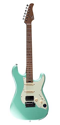 Guitare Mooer GTRS-S801 Surf Green - Les Beatles, Paul McCartney, John Lennon, RIngo Starr, George Harrison Guitare Mooer GTRS-S801 Surf Green