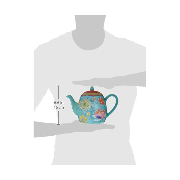   Certified-International-Tea-Pot-Ceramic-Blue-Tunisian-Sunset-Collection-40-Ounces