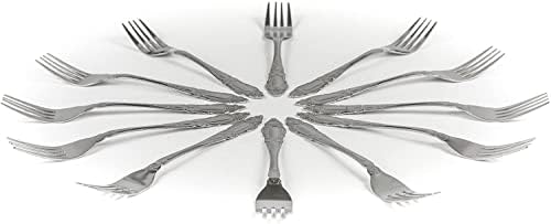 DecorRack 36 Piece Stainless Steel Dinner Fork Set