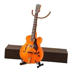 Mini Ornements D’instruments De Musique Guitare Électrique Miniature Mini Instrument De Musique Modèle Guitare Ornement Réplique avec Boîte Et Support Cadeau Décoration De La Maison(18) - Les Beatles, Paul McCartney, John Lennon, RIngo Starr, George Harrison