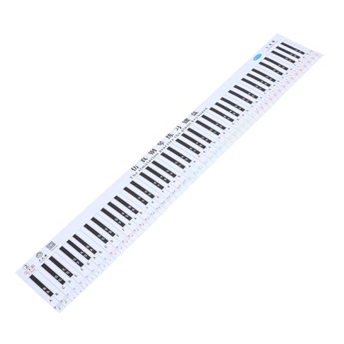 Alasum Lot de 2 tableaux muraux de clavier de piano 88 pour débutants pliants – Autocollant de clavier de piano – Papier de simulation de doigt de piano – Aide au clavier de piano – Pvc - Les Beatles, Paul McCartney, John Lennon, RIngo Starr, George Harrison Alasum Lot de 2 tableaux muraux de clavier de piano 88 pour débutants pliants - Autocollant de clavier de piano - Papier de simulation de doigt de piano - Aide au clavier de piano - Pvc