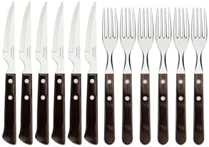 Tramontina Churrasco Premium Knife Fork Set 12 Piece