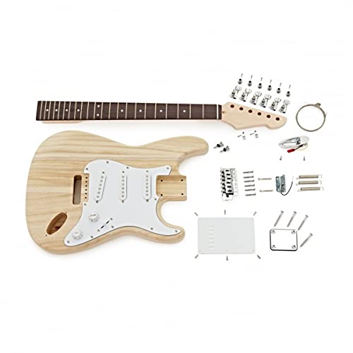 Kit de guitare DIY – Construisez votre propre pack de guitare électrique par Gear4music - Les Beatles, Paul McCartney, John Lennon, RIngo Starr, George Harrison Kit de guitare DIY - Construisez votre propre pack de guitare électrique par Gear4music
