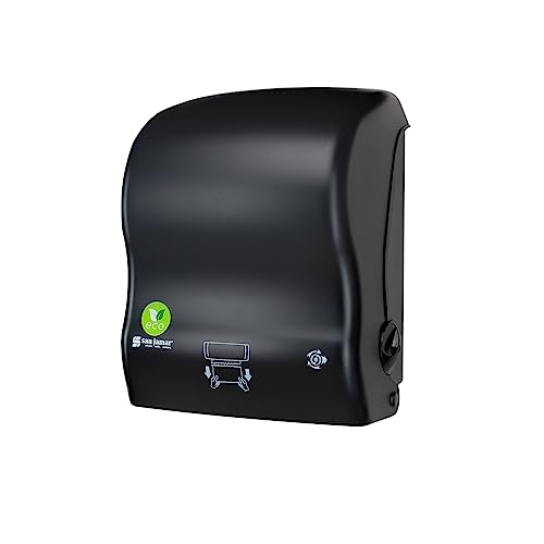 San Jamar Ecologic Recycled Plastic Paper Towel Dispenser Black